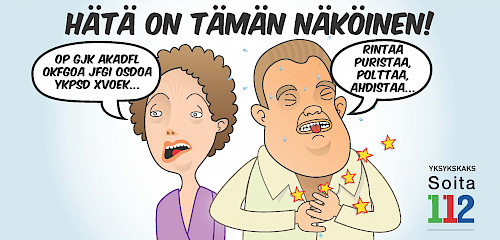 Hätä on tämän näköinen, 112-esite