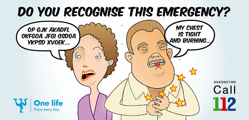 Do you recognise this emergency? 112-brochure
